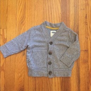 12-18 mos Old Navy gray Cardigan sweater